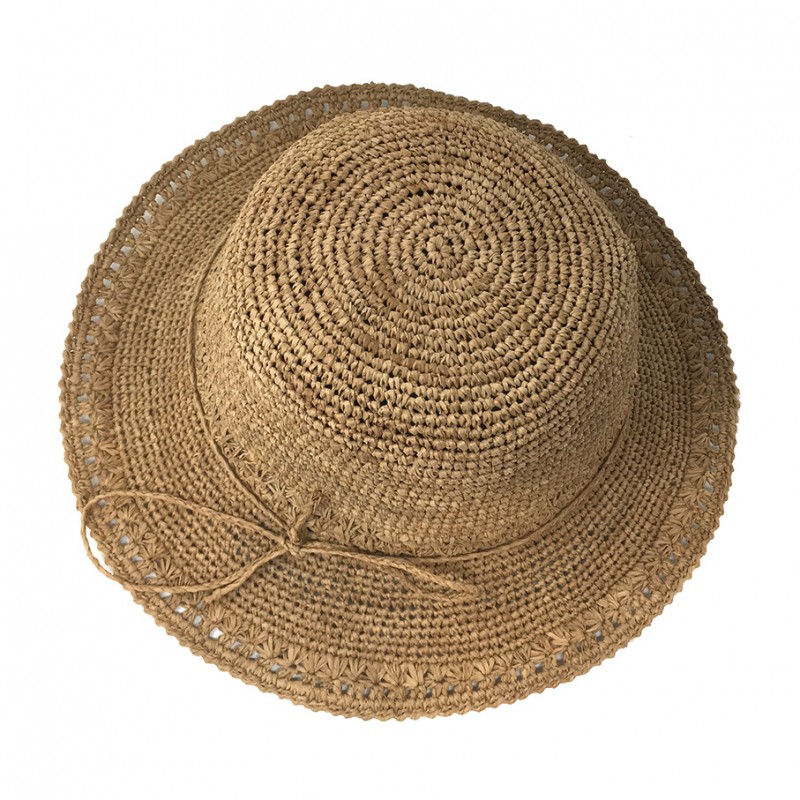 Capeline Raphia Crochet Divas