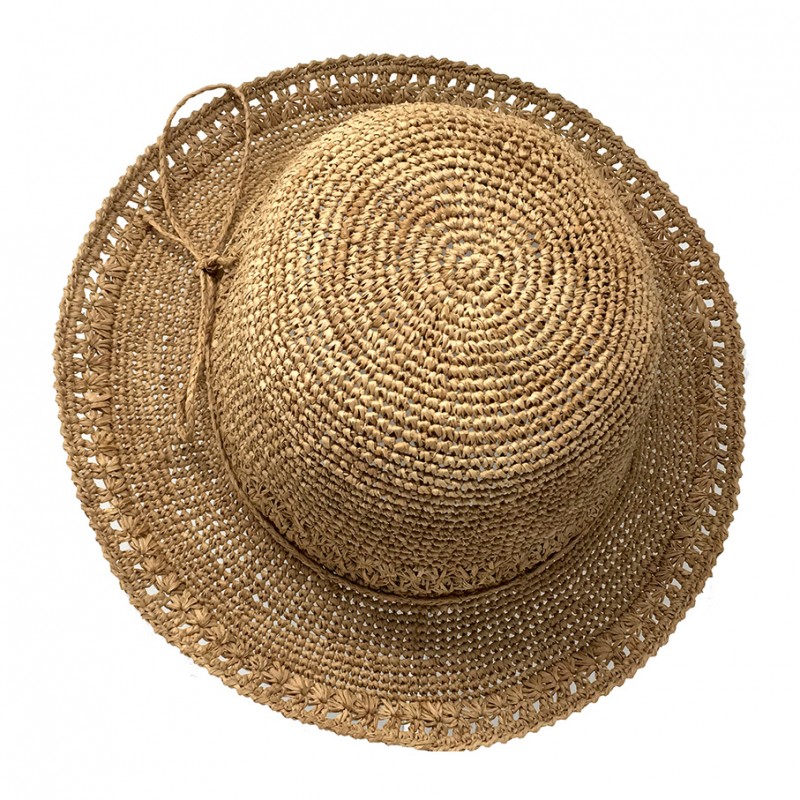 Capeline Raphia Crochet Divas