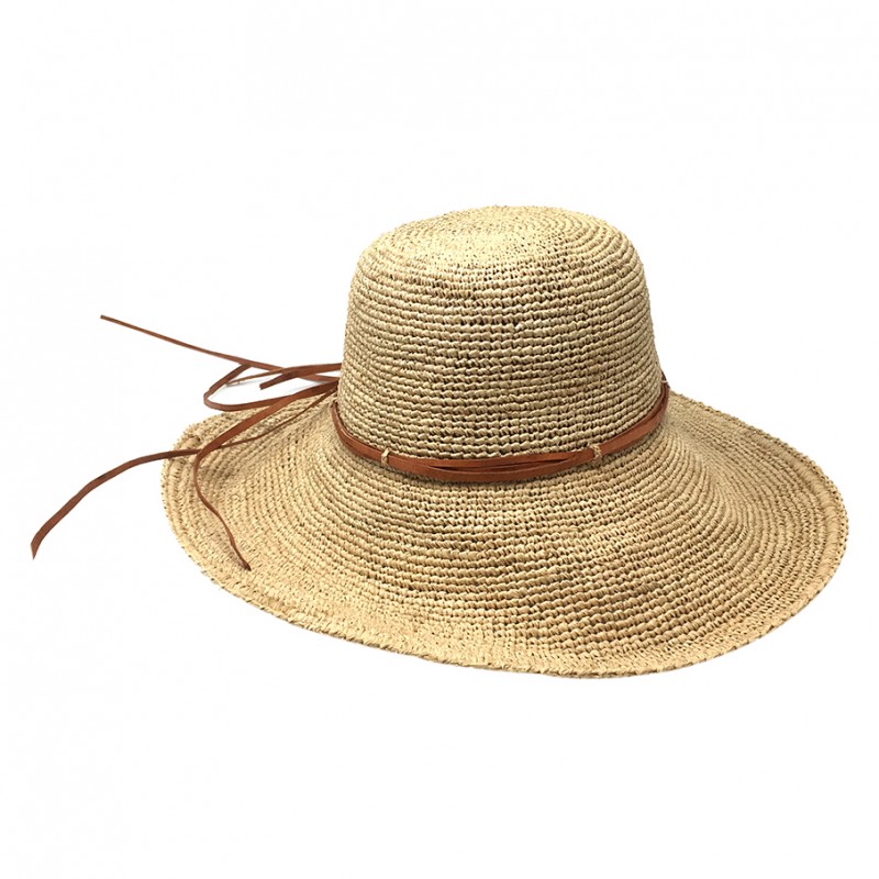 Grande Capeline Raphia Tina - Chapeau Victor