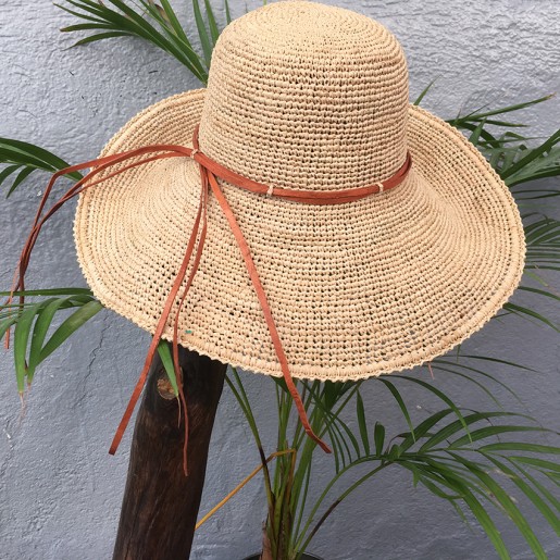 Grande Capeline Raphia Tina - Chapeau Victor