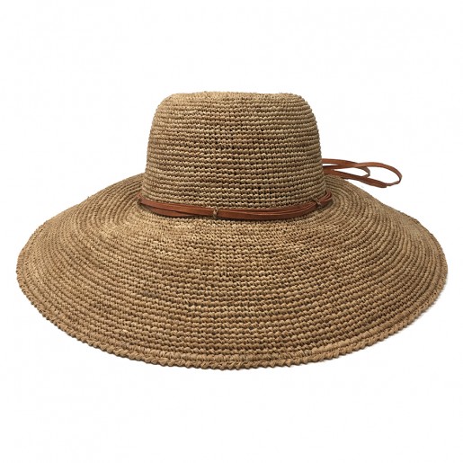 Grande Capeline Raphia Tina - Chapeau Victor