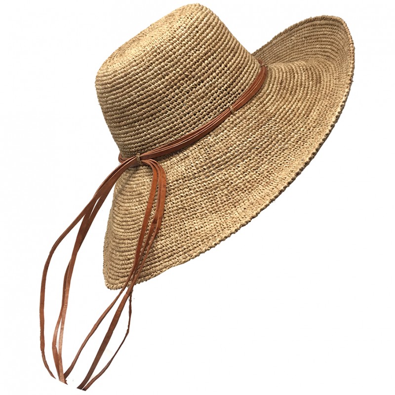 Grande Capeline Raphia Tina - Chapeau Victor