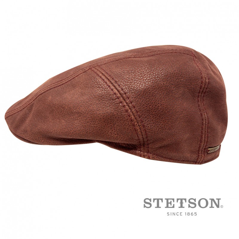Doublure Doublure Printemps-ete Stetson Casquette Bedford Check Coton et Lin Homme Made in The EU en Gavroche avec Visiere