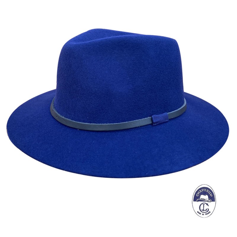 Chapeau femme bleu