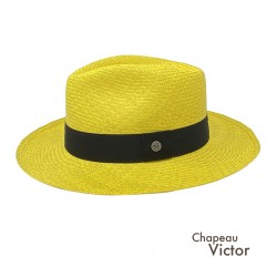Chapeau panama jaune