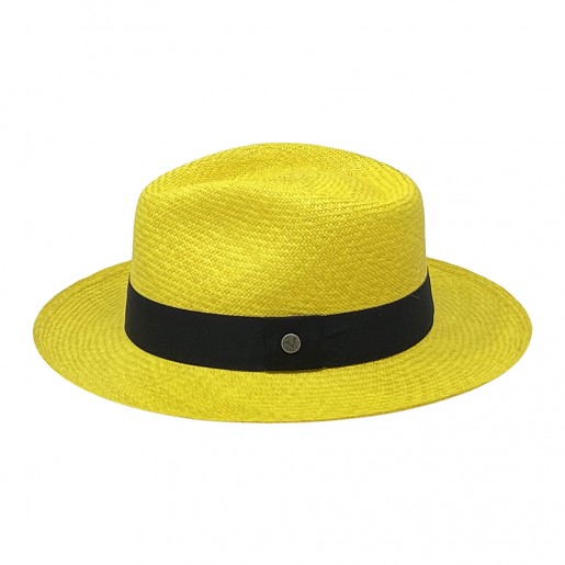 Panama Melvin Jaune - Chapeau Victor