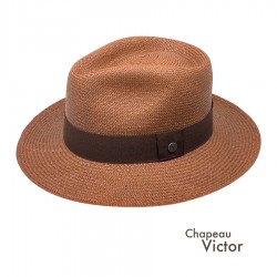 chapeau panama marron brown