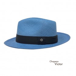 chapeau panama bleu 2