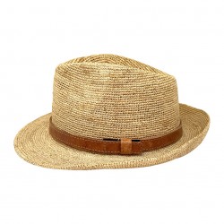 chapeau pliable raphia 2