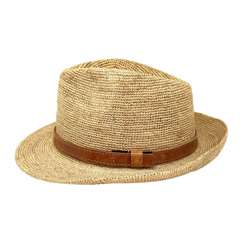 chapeau d'été en fibre naturel de raphia