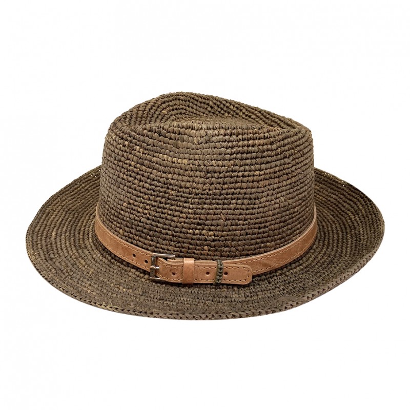 Trilby en Raphia au Crochet