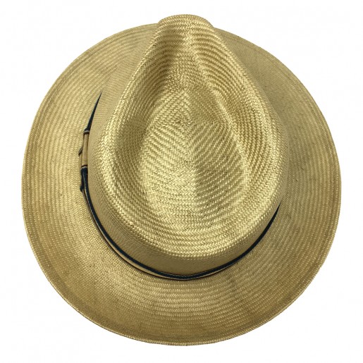 Chapeau stetson paille naturelle Abaca haut