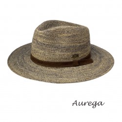Chapeau été en raphia traveller. Couleur naturel 2