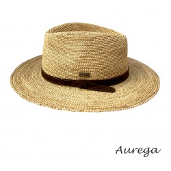 Chapeau été en raphia traveller. Couleur naturel 2