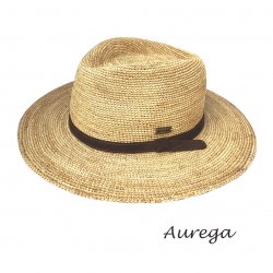 Chapeau été en raphia traveller. Couleur naturel
