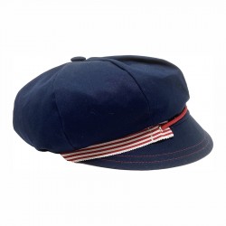 Casquette femme Gavroche été bleu marine