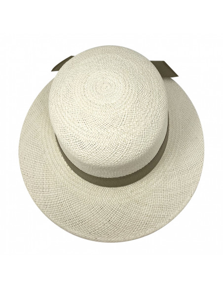 Chapeau ZOE Panama Femme Blanc - Aurega