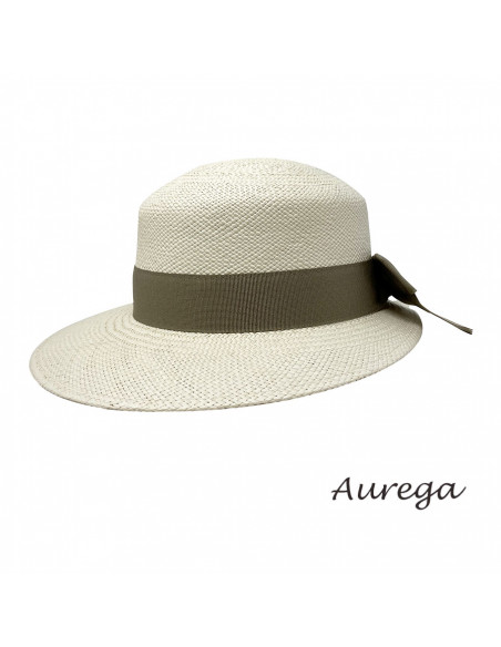 Chapeau ZOE Panama Femme Blanc - Aurega