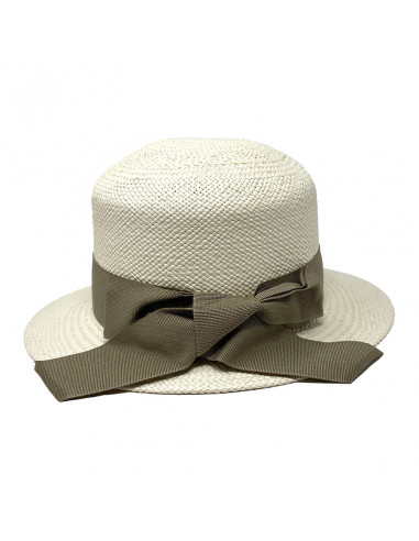 Chapeau ZOE Panama Femme Blanc - Aurega