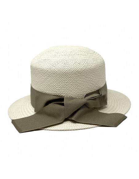 Chapeau ZOE Panama Femme Blanc - Aurega