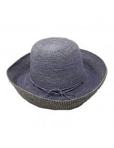 E107 Chapeau Femme raphia crochez Rabarany LIN profile 2