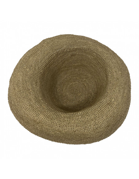 E107 Chapeau Femme raphia crochez Rabarany LIN intérieur E107 Chapeau Femme raphia crochez Rabarany LIN intérieur