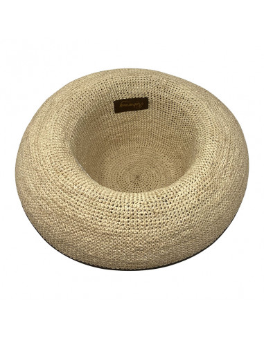 Capeline E100 Rabarany raphia crochet naturel intérieur