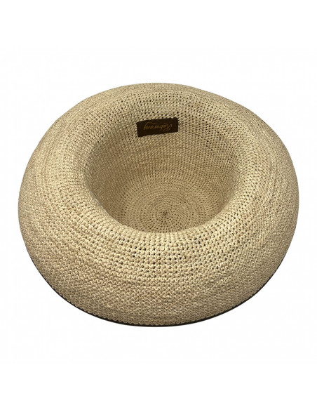 Capeline E100 Rabarany raphia crochet naturel intérieur