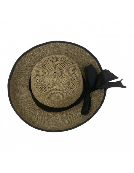 Capeline E100 Rabarany raphia crochet thé haut