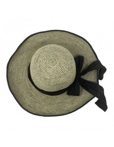 Capeline E100 Rabarany raphia crochet vert haut