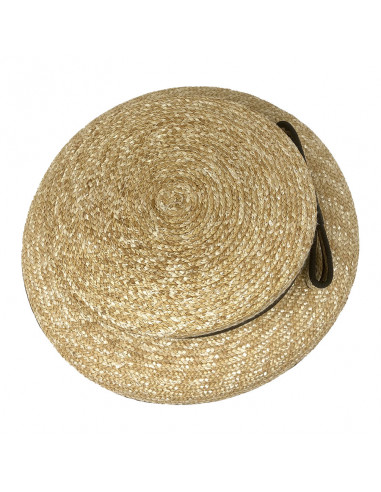 Chapeau Cloche paille Hepburn haut