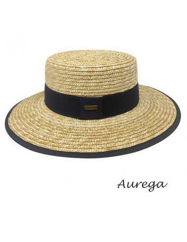 Chapeau Canotier Paille Auréga pro2