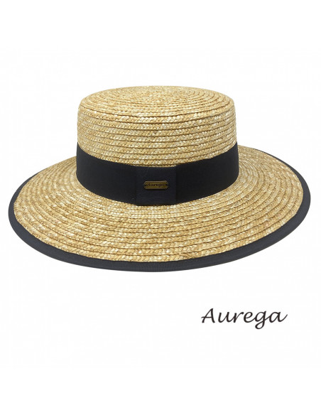 Chapeau Canotier Paille Auréga pro2