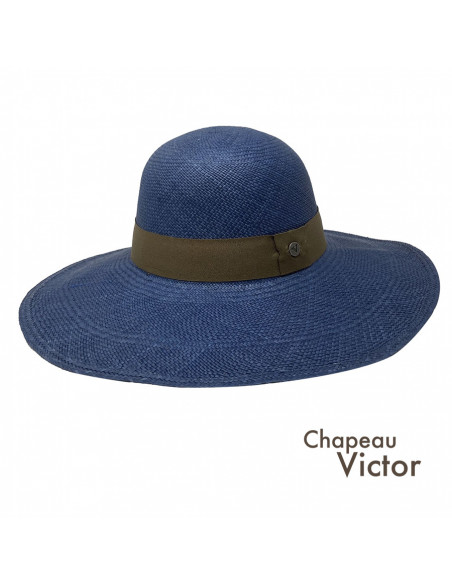Capeline été véritable panama Bleu pro