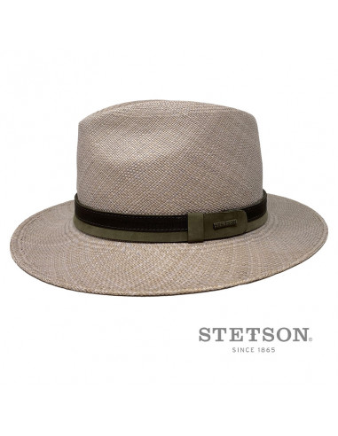 Chapeau panama Pincrest Stetson gris profil 2