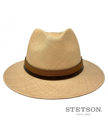 Chapeau panama Pincrest Stetson naturel face