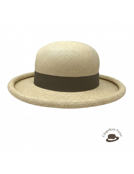 Chapeau Panama Femme Boulie Naturel face