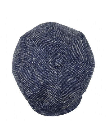 Casquette Stetson Hatteras lin et soie 6843109 haut