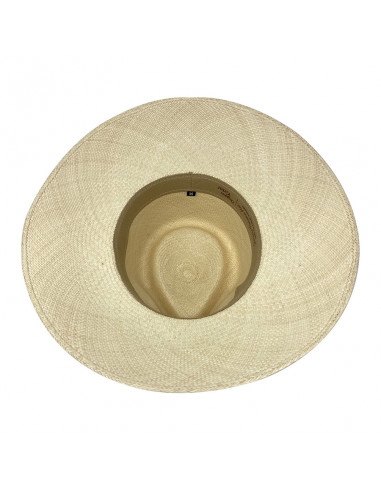 Chapeau Panama Melvin naturel T484 intérieur