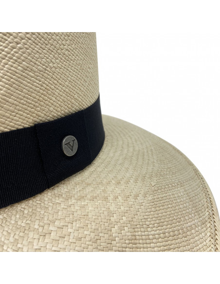 Chapeau Panama Melvin naturel T484 DETAIL