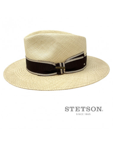 Chapeau Traveller Stetson Panama naturel profile 2