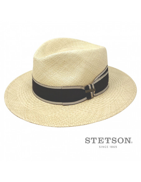 Chapeau Traveller Stetson Panama naturel profile