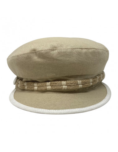 A385 Casquette femme marin Kristen Accore naturelle face
