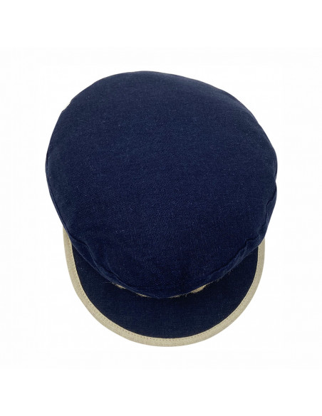 A385 Casquette femme marin Kristen Accore Navy haut