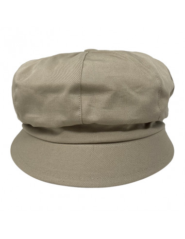 Casquette Gavroche Crambes naturelle face