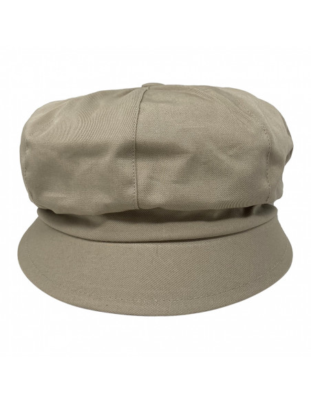 Casquette Gavroche Crambes naturelle face