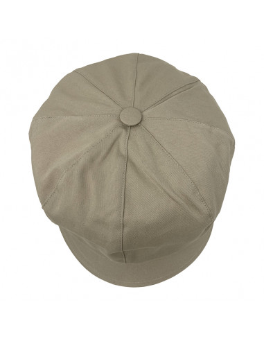 Casquette Gavroche Crambes naturelle haut