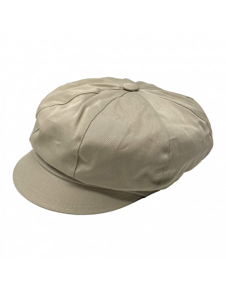 Casquette Gavroche Crambes naturelle profile