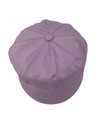 Casquette Gavroche Crambes rose lilas haut