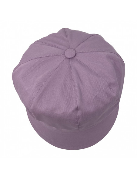 Casquette Gavroche Crambes rose lilas haut